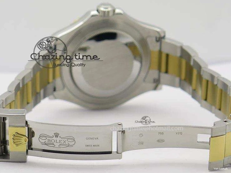 Yacht-Master Edition 116622 SS Bracelet YG Blue Best Dial JF A2836 On 0115